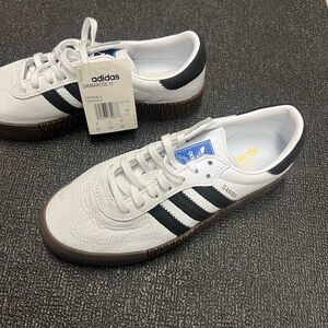 Adidas Samba Rose White and Black Sneakers